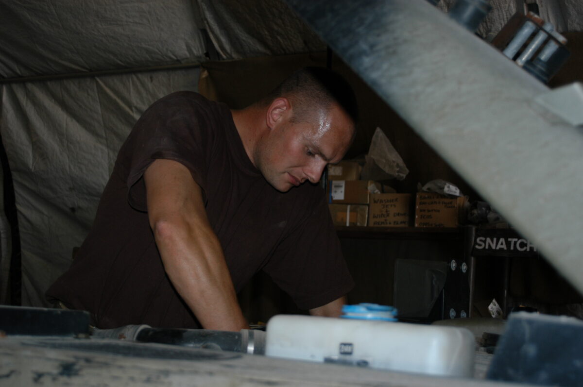 Operation TELIC 6 in 2005. 1st Battalion, Royal Anglian Regiment.