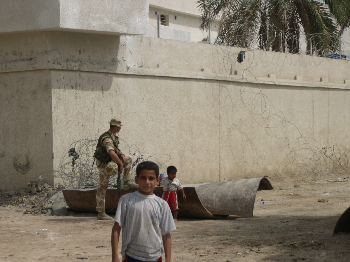 Operation TELIC 6 in 2005. 1st Battalion, Royal Anglian Regiment.