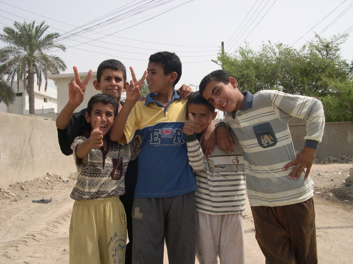 Children in Abu Al Kaseeb