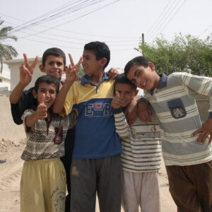 Children in Abu Al Kaseeb