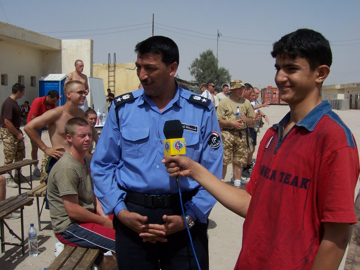 Operation TELIC 6 in 2005. 1st Battalion, Royal Anglian Regiment.