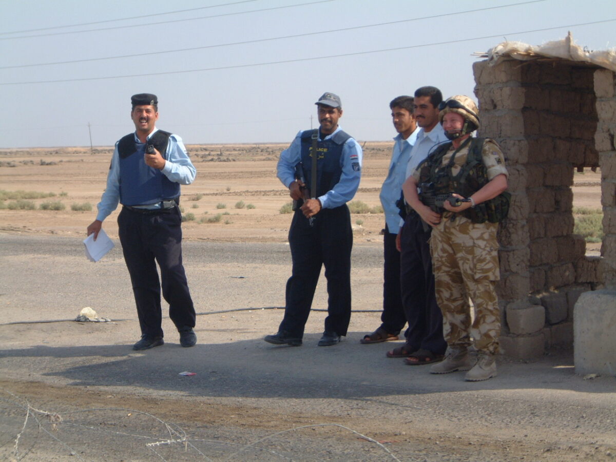 Operation TELIC 6 in 2005. 1st Battalion, Royal Anglian Regiment.