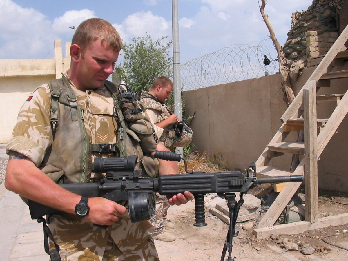 Operation TELIC 6 in 2005. 1st Battalion, Royal Anglian Regiment.