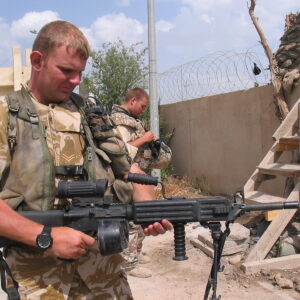 Operation TELIC 6 in 2005. 1st Battalion, Royal Anglian Regiment.