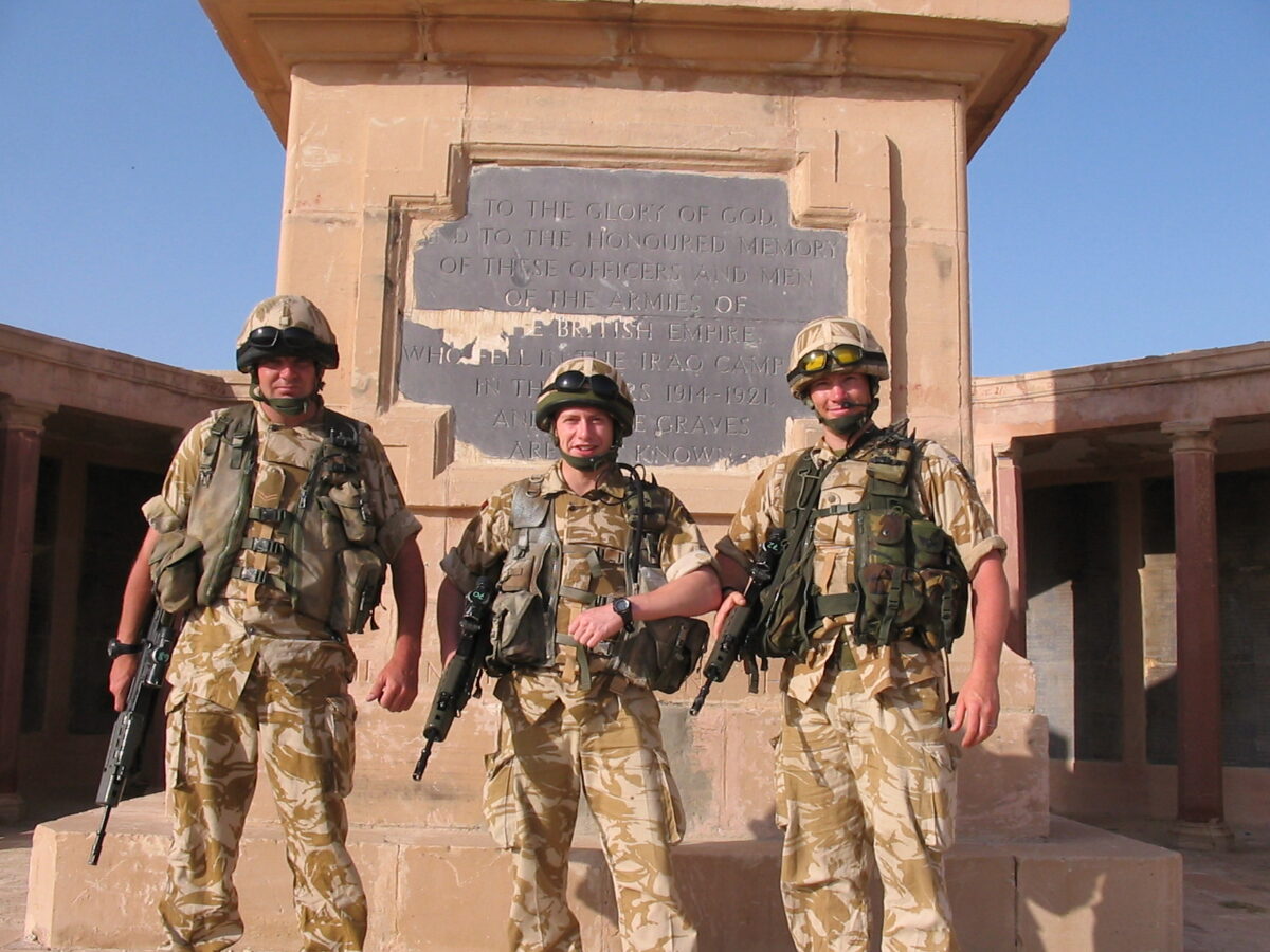Operation TELIC 6 in 2005. 1st Battalion, Royal Anglian Regiment.