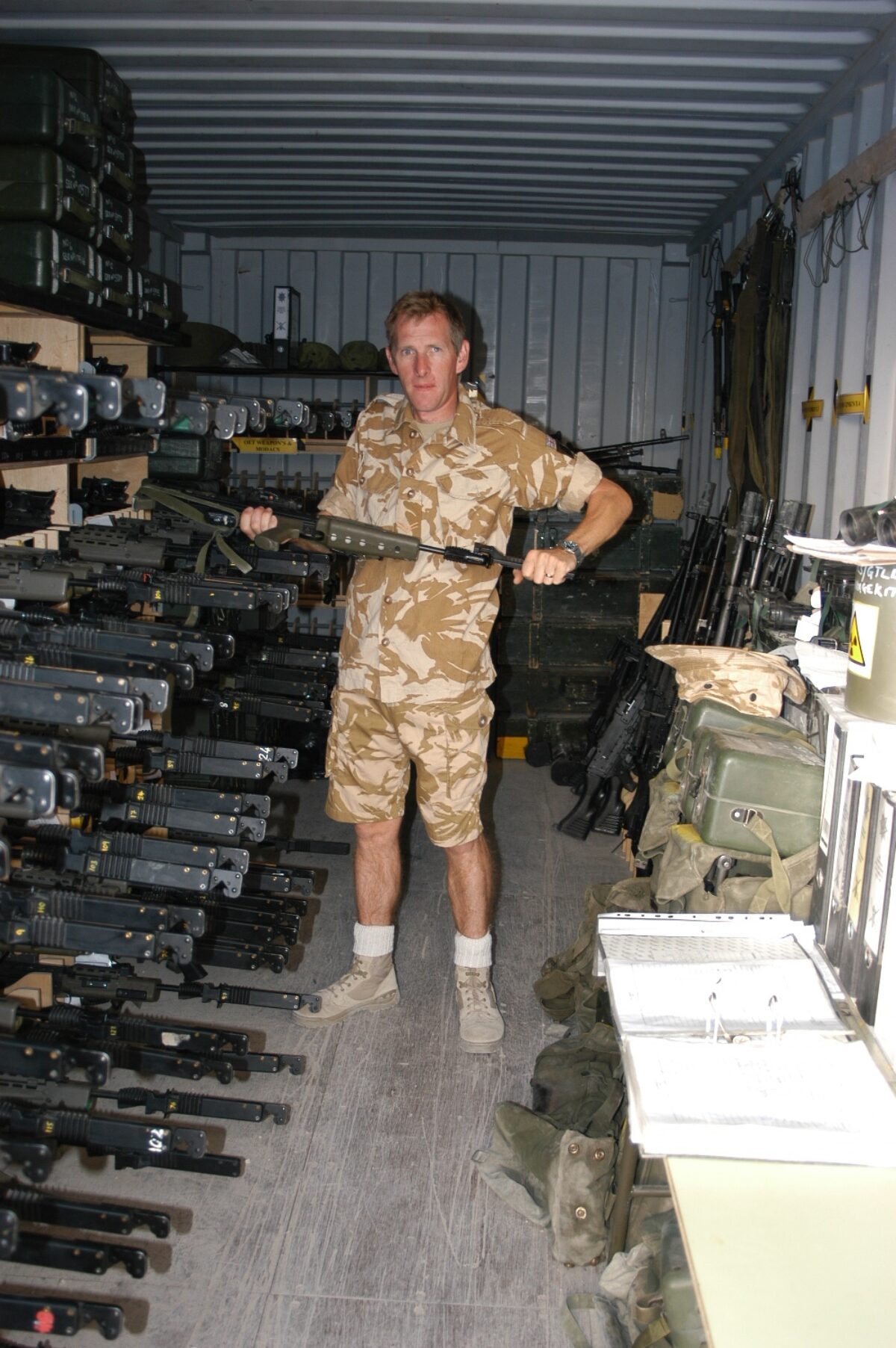Operation TELIC 6 in 2005. 1st Battalion, Royal Anglian Regiment.