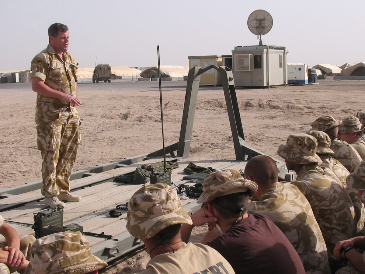 Operation TELIC 6 in 2005. 1st Battalion, Royal Anglian Regiment. Operation TELIC 6 in 2005. 1st Battalion, Royal Anglian Regiment.