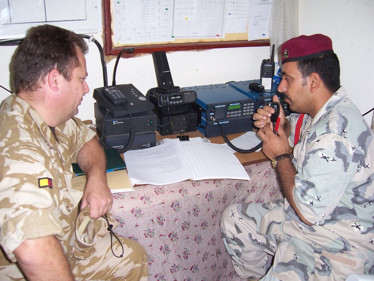 Operation TELIC 6 in 2005. 1st Battalion, Royal Anglian Regiment.