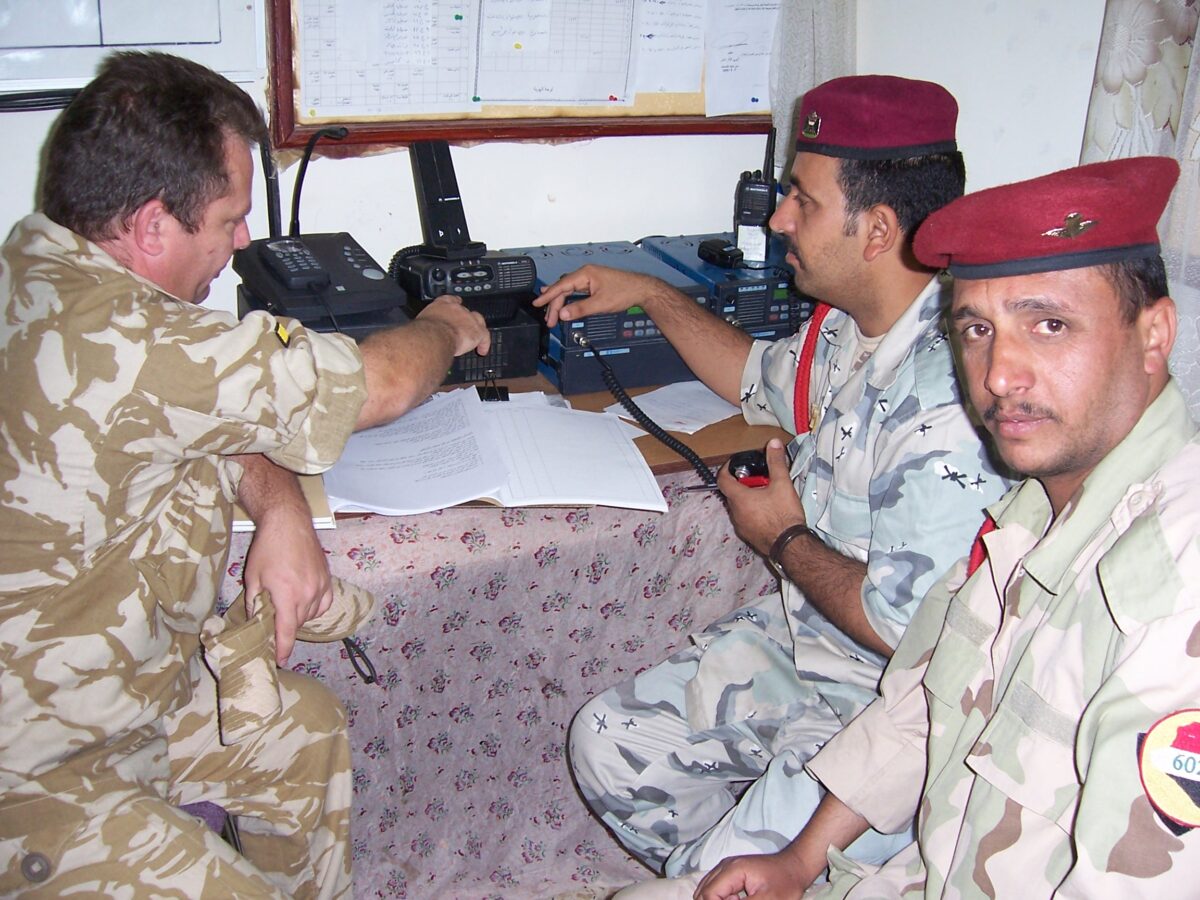 Operation TELIC 6 in 2005. 1st Battalion, Royal Anglian Regiment.