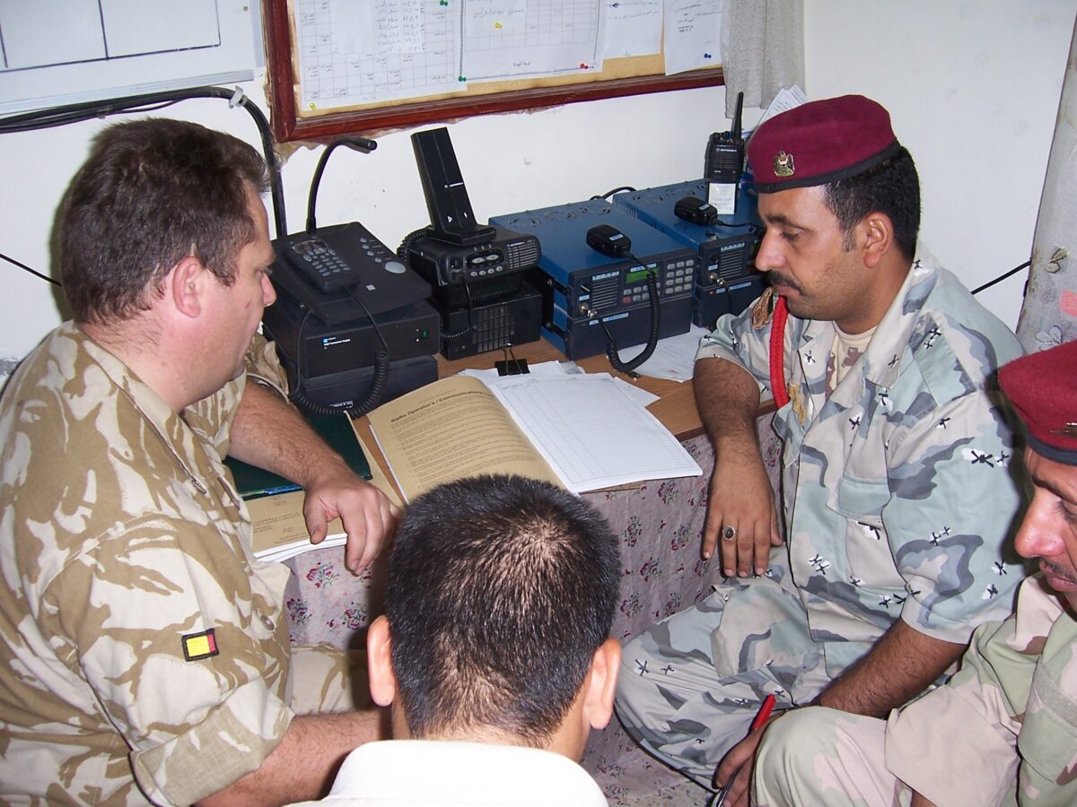 Operation TELIC 6 in 2005. 1st Battalion, Royal Anglian Regiment.