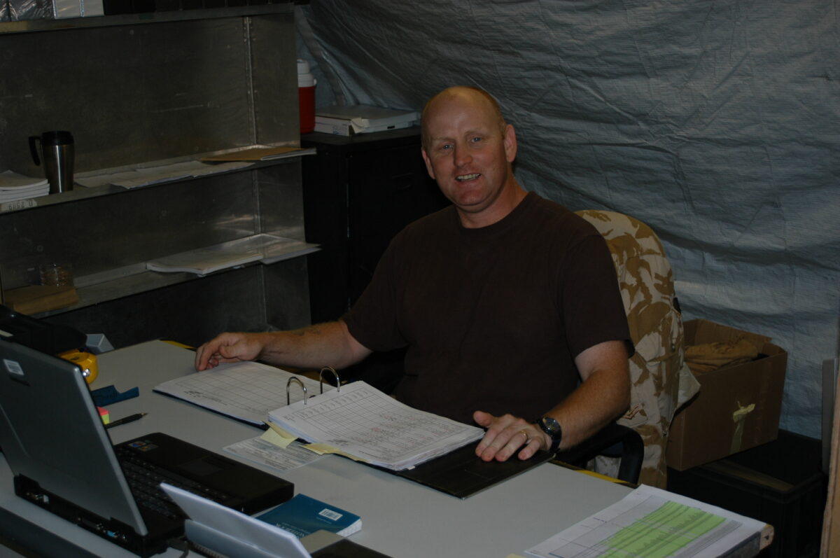 Operation TELIC 6 in 2005. 1st Battalion, Royal Anglian Regiment.