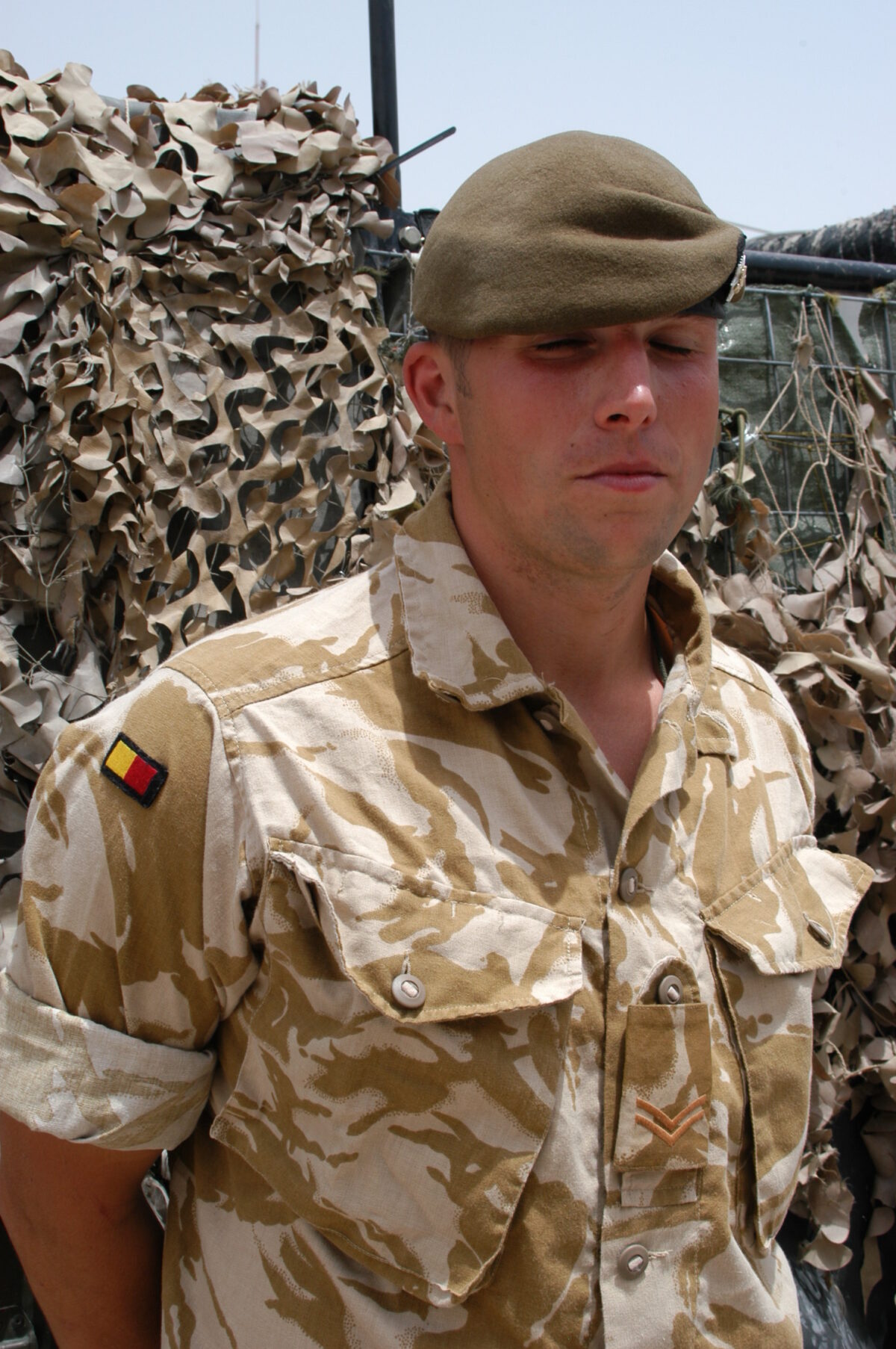 Operation TELIC 6 in 2005. 1st Battalion, Royal Anglian Regiment.