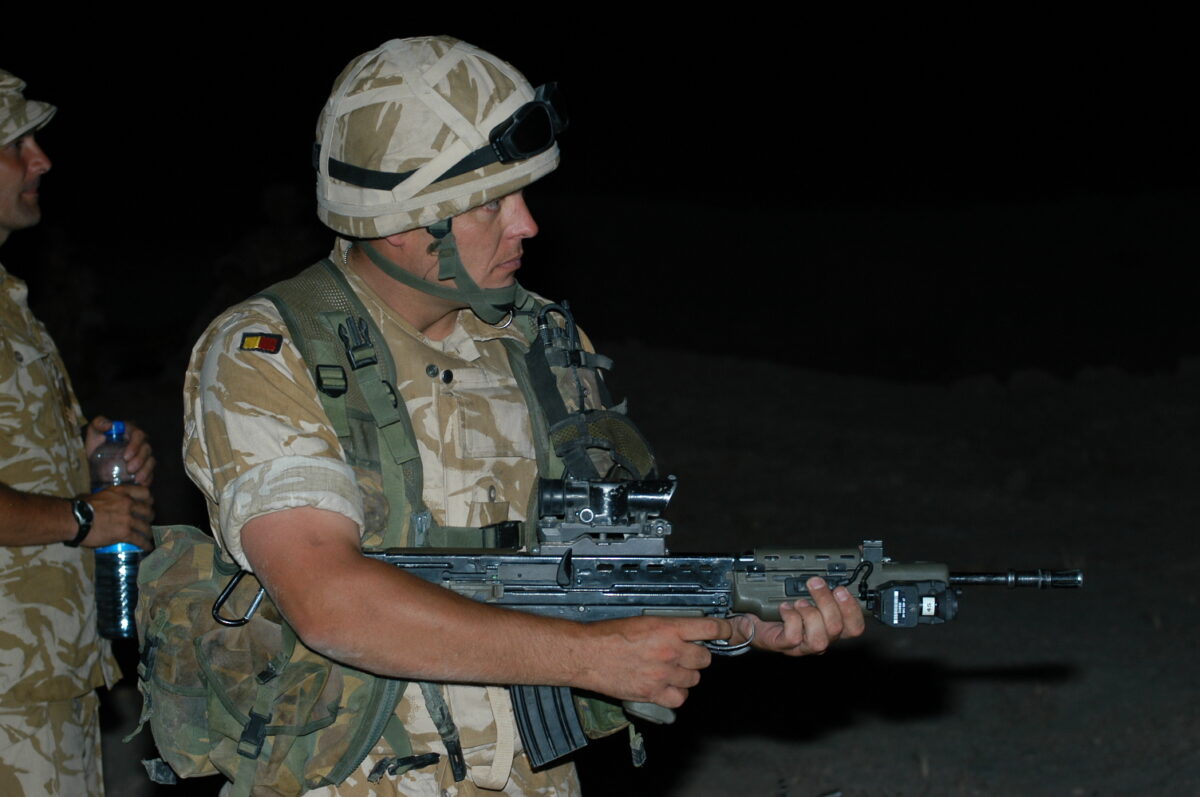 Operation TELIC 6 in 2005. A Company 1st Battalion, Royal Anglian Regiment. 