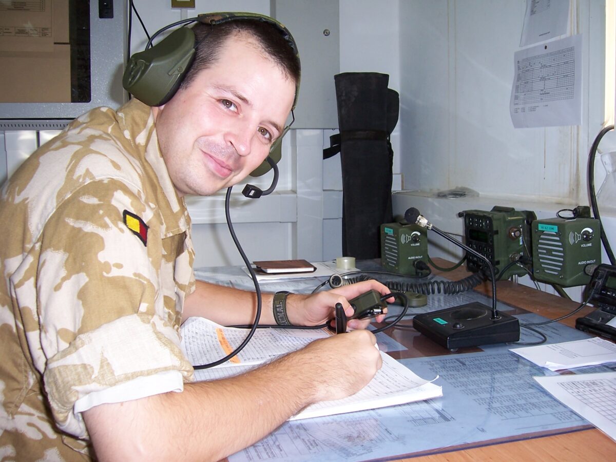 Operation TELIC 6 in 2005. 1st Battalion, Royal Anglian Regiment.