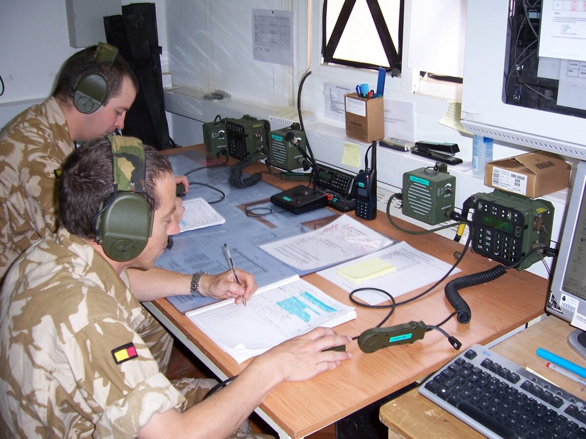Operation TELIC 6 in 2005. 1st Battalion, Royal Anglian Regiment.