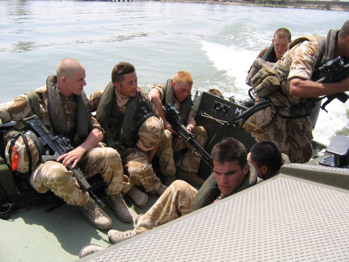 Operation TELIC 6 in 2005. 1st Battalion, Royal Anglian Regiment.