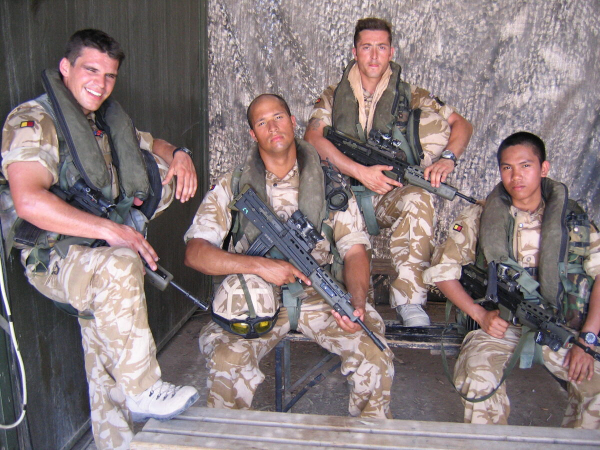 Operation TELIC 6 in 2005. 1st Battalion, Royal Anglian Regiment.