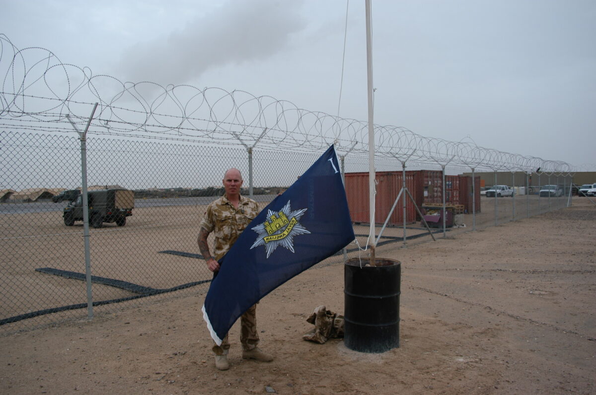 Operation TELIC 6 in 2005. 1st Battalion, Royal Anglian Regiment.