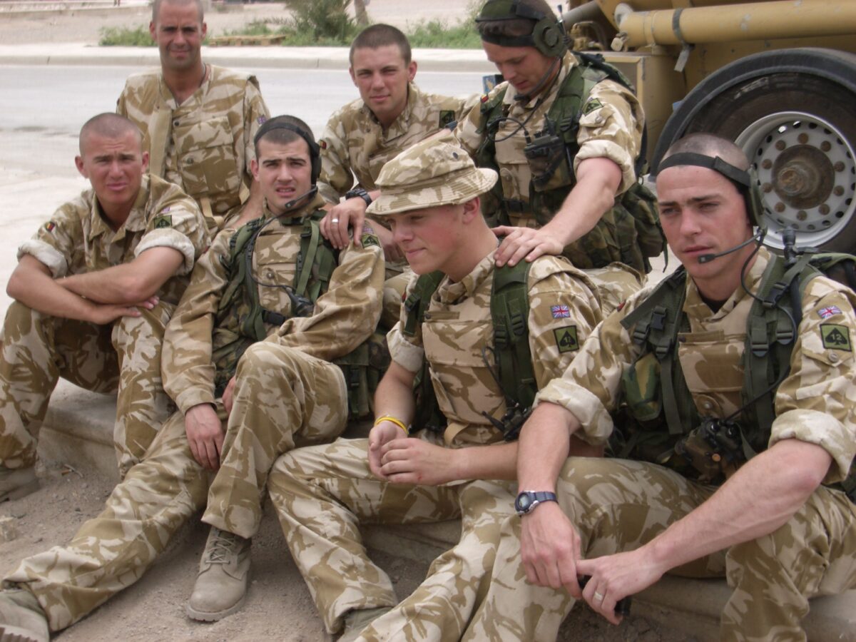 Operation TELIC 6 in 2005. 1st Battalion, Royal Anglian Regiment.