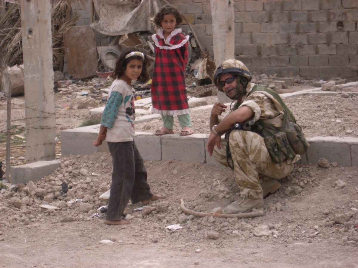 Operation TELIC 6 in 2005. 1st Battalion, Royal Anglian Regiment.