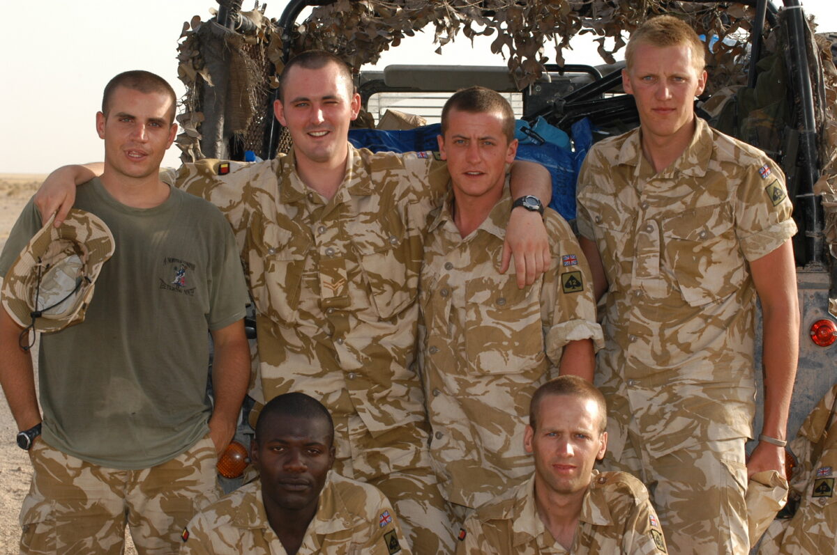 Operation TELIC 6 in 2005. A Company 1st Battalion, Royal Anglian Regiment. 