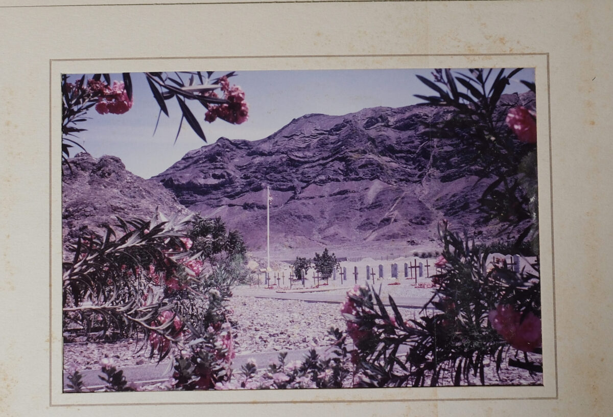 Aden Cemetery postcard
