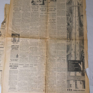The Daily Telegraph 13 September 1968. Articles on NATO and Beirut. 