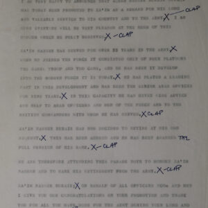 Speech given at Seedasser Lines in 1967