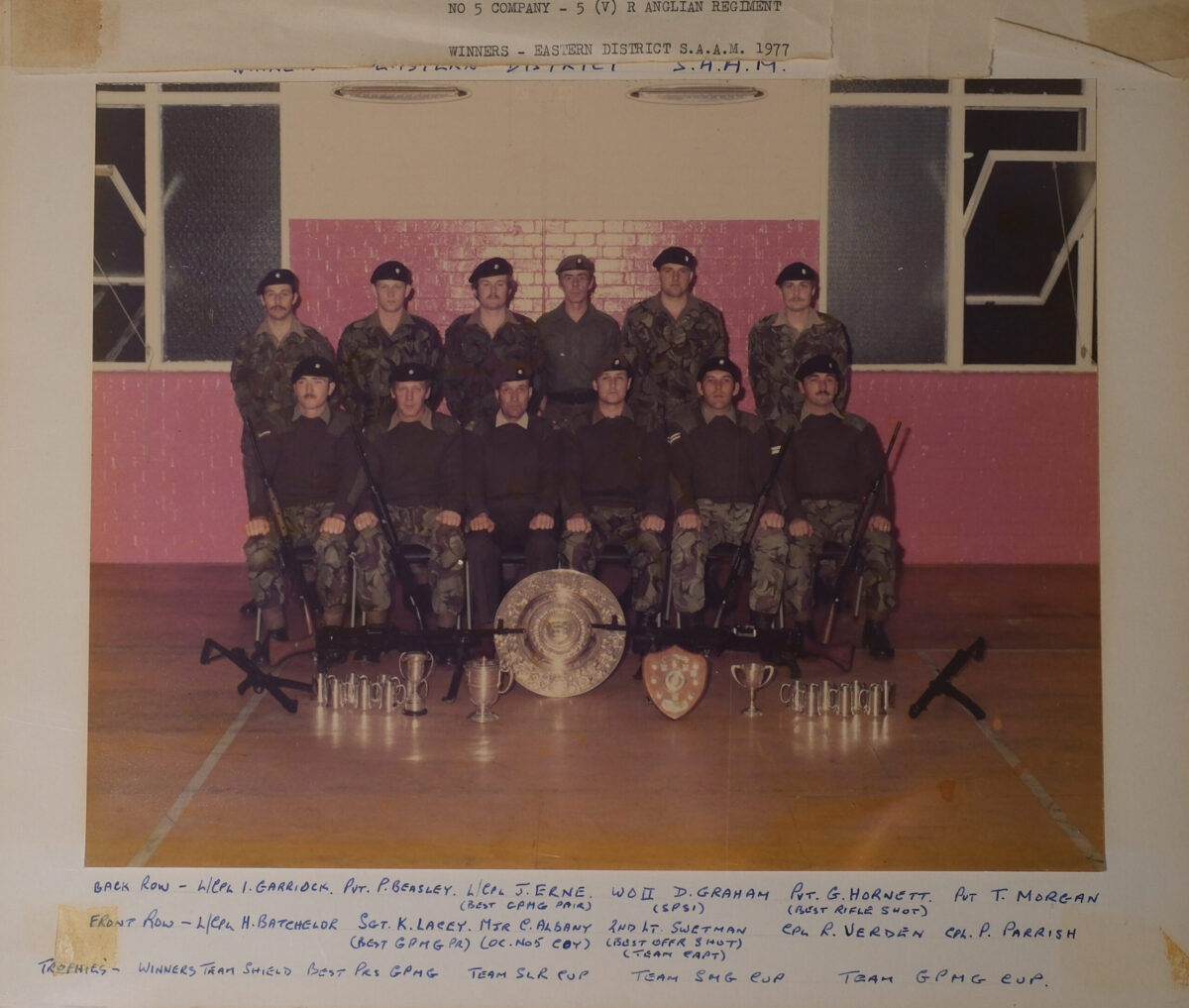 5th (V) Battalion Royal Anglian Regiment. 5th (V) Battalion Royal Anglian Regiment.