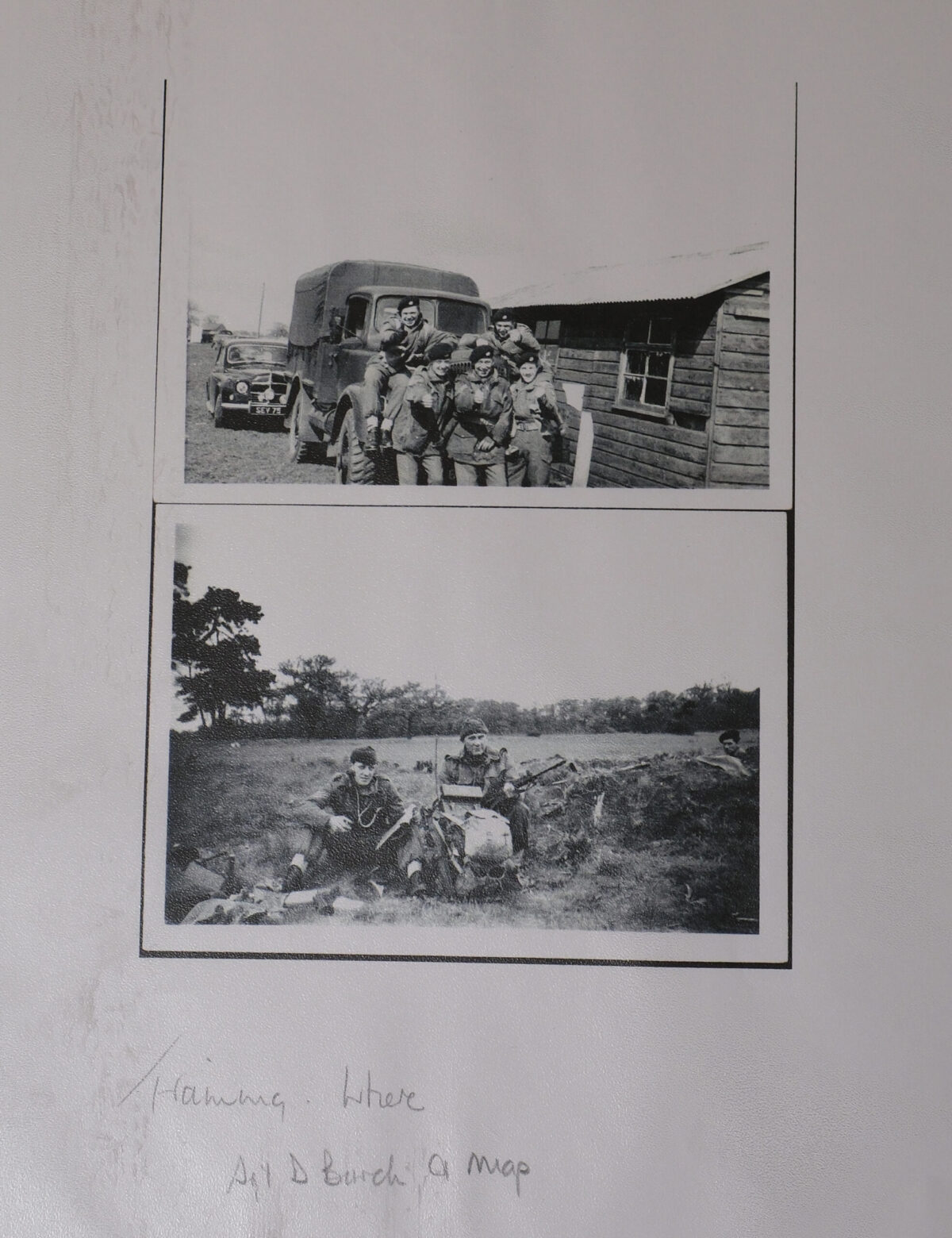 Cpl D Burch and Sgt D Burch  Cambridgeshire Regiment and East Anglian Regiment 1958-64