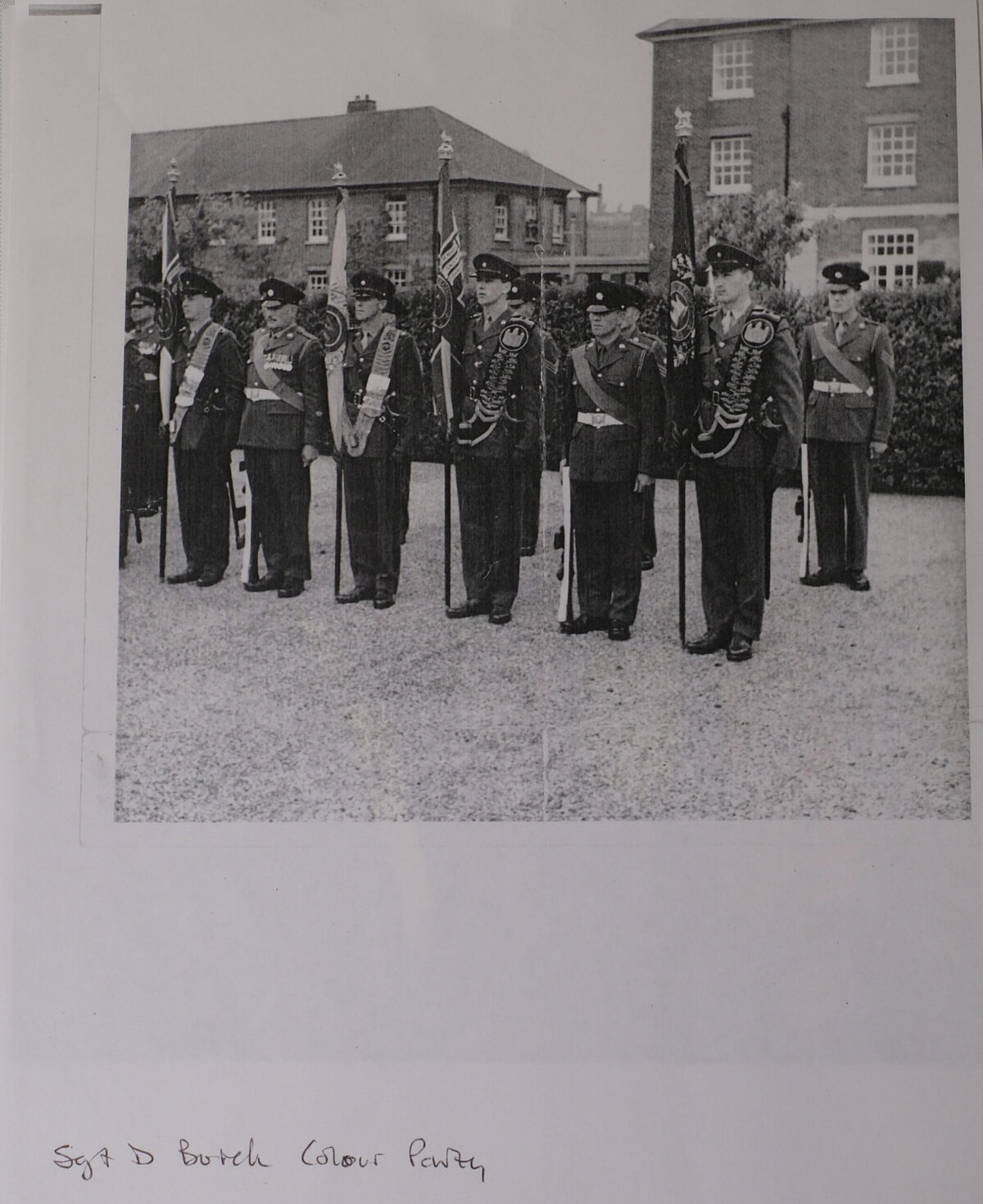 Sgt D Burch  Cambridgeshire Regiment and East Anglian Regiment 1958-64