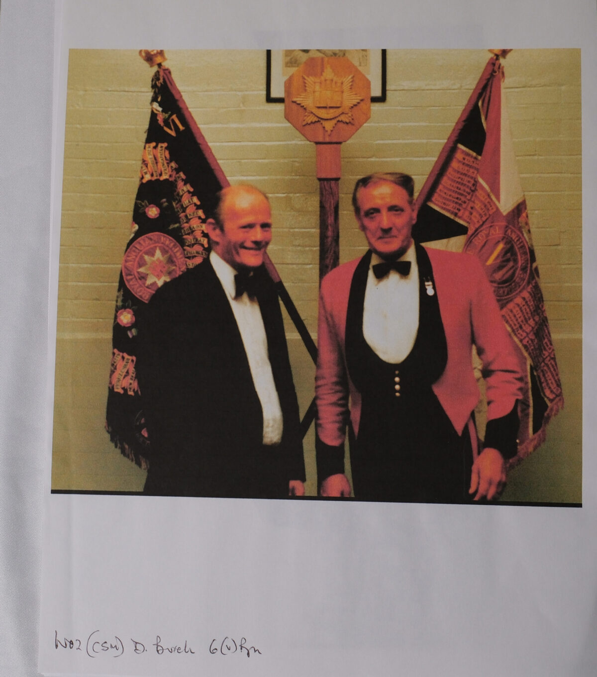 WO2 (CSM) D Burch 6 (V) Battalion, Royal Anglian Regiment