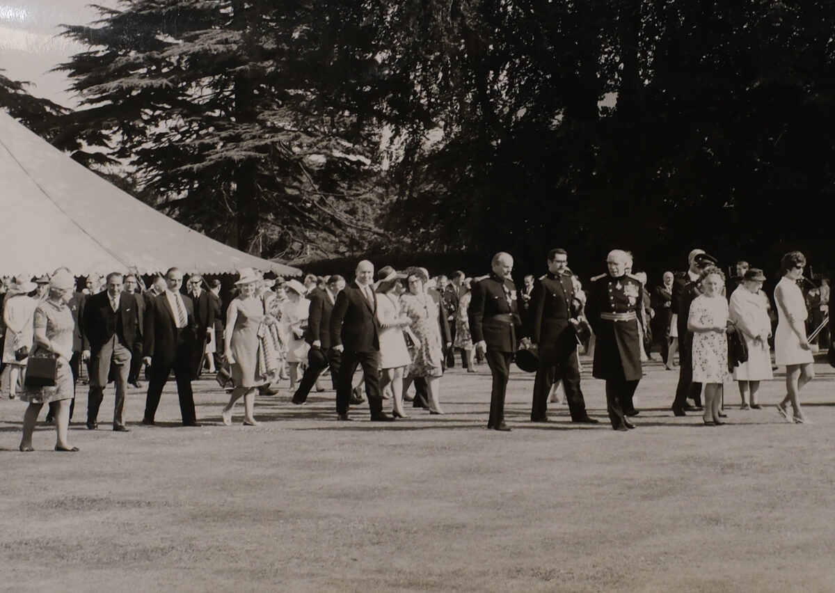 Royal Anglian Regiment 1970. At Warley Chapel for a memorial service.