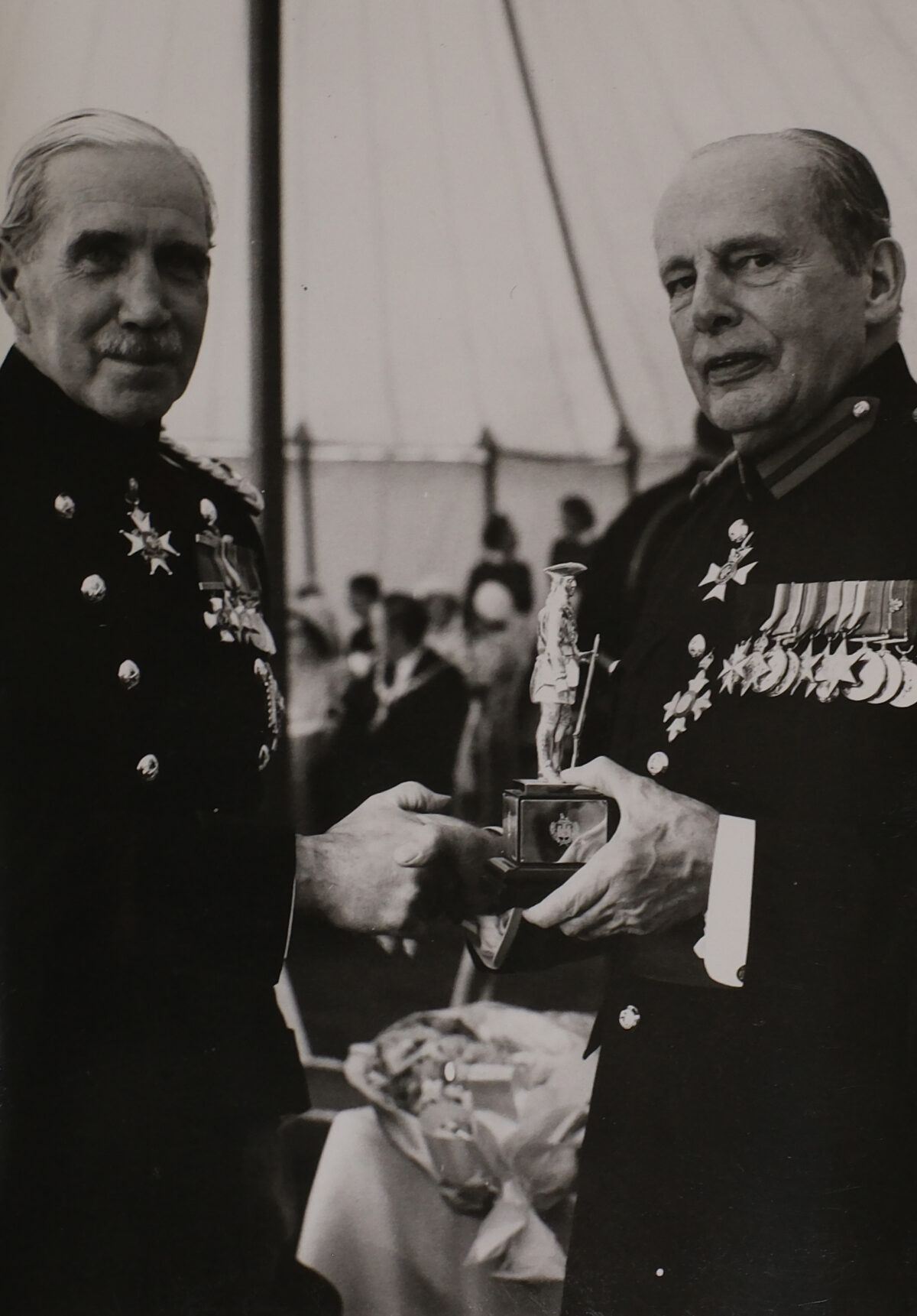 Royal Anglian Regiment 1970. At Warley Chapel for a memorial service.