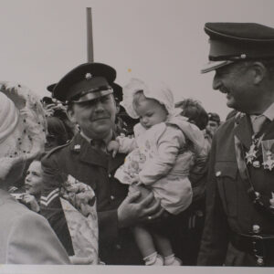 With the Queen Mother - Royal Anglian Regiment