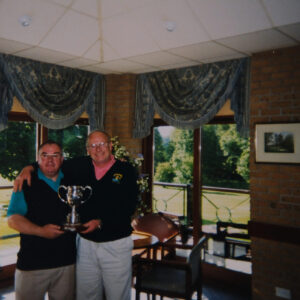 George Boss and Ken Taylor. The Parsenby Cup Winner 1997, (Golf).