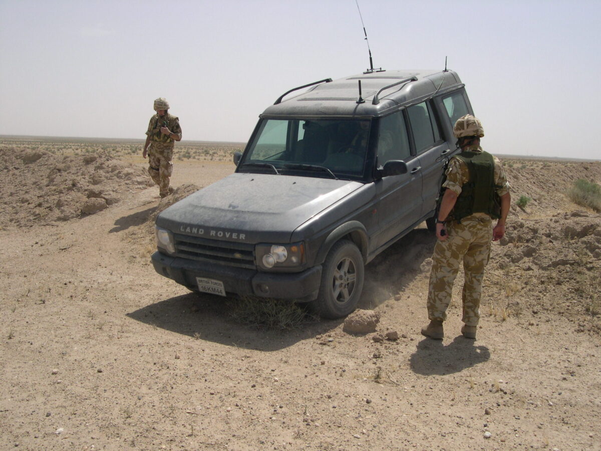 Operation TELIC 6 in 2005. 1st Battalion, Royal Anglian Regiment.