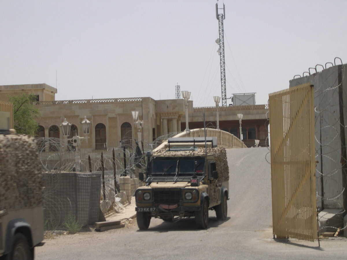 Operation TELIC 6 in 2005. 1st Battalion, Royal Anglian Regiment.