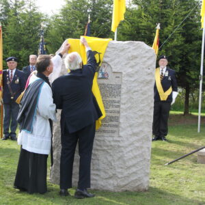 The Royal Anglian Regiment at the memorials at the National Memorial Arboretum in September 2010.
