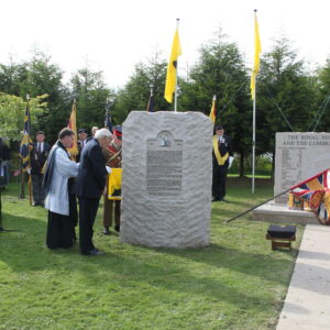 The Royal Anglian Regiment at the memorials at the National Memorial Arboretum in September 2010.