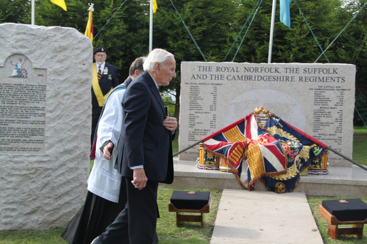 The Royal Anglian Regiment at the memorials at the National Memorial Arboretum in September 2010.
