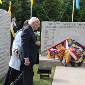 The Royal Anglian Regiment at the memorials at the National Memorial Arboretum in September 2010.