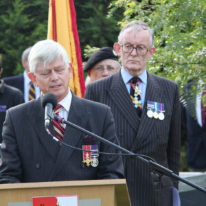 The Royal Anglian Regiment at the memorials at the National Memorial Arboretum in September 2010.
