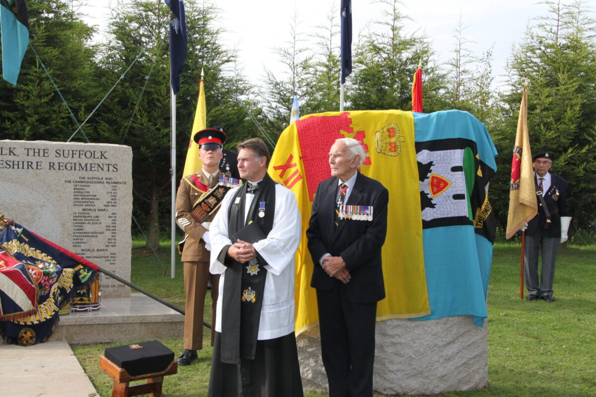 The Royal Anglian Regiment at the memorials at the National Memorial Arboretum in September 2010.