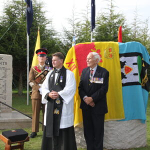 The Royal Anglian Regiment at the memorials at the National Memorial Arboretum in September 2010.