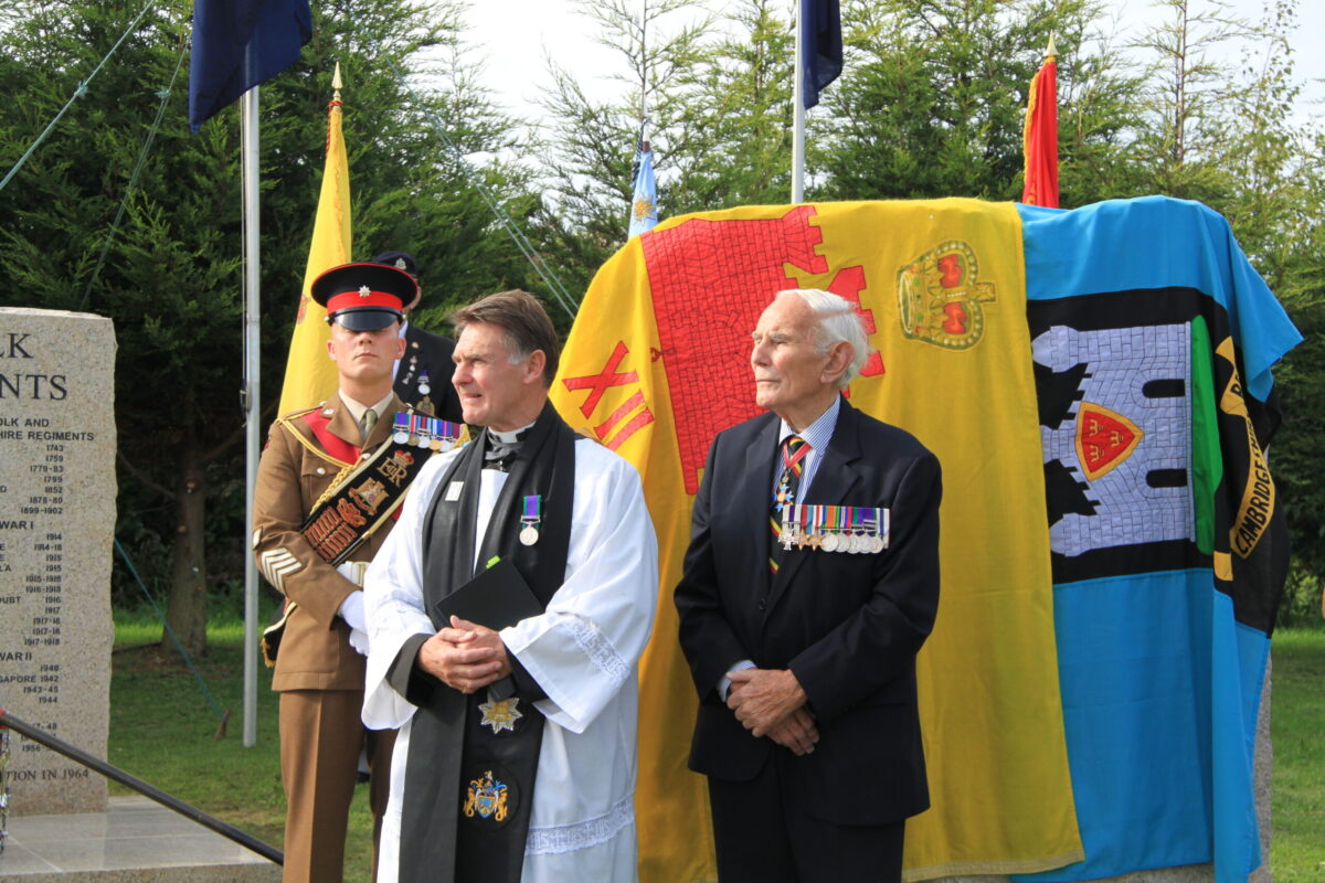 The Royal Anglian Regiment at the memorials at the National Memorial Arboretum in September 2010.
