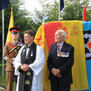 The Royal Anglian Regiment at the memorials at the National Memorial Arboretum in September 2010.