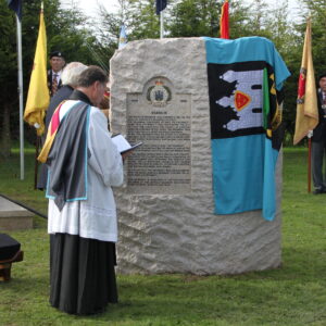 The Royal Anglian Regiment at the memorials at the National Memorial Arboretum in September 2010.