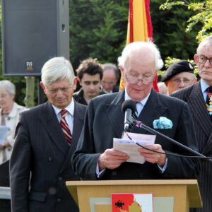 The Royal Anglian Regiment at the memorials at the National Memorial Arboretum in September 2010.