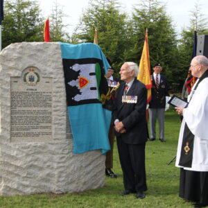The Royal Anglian Regiment at the memorials at the National Memorial Arboretum in September 2010.